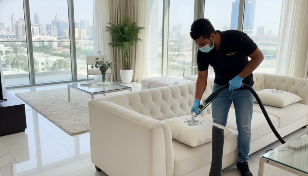 Professional Sofa Shampooing Service in Dubai – Deep Clean & Fresh Comfort